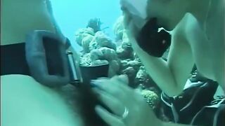 Sex in the swimming pool with a girl with a bush