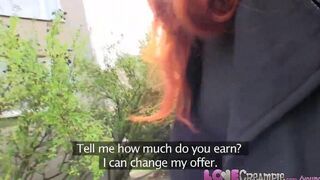 A juicy chick is fucking with her boyfriend for money