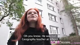 A juicy chick is fucking with her boyfriend for money