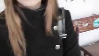 Picked up a girl at the bus stop and fucked her
