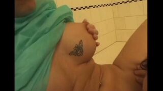 The doctor examined the girl and began to lick her pussy on his table