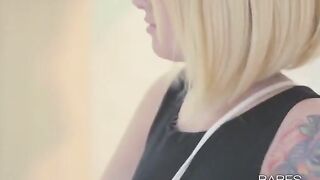 A sexy solo masturbation from tattooed teen 18+