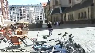 I walked naked in the park and showed my pussy to passers-by