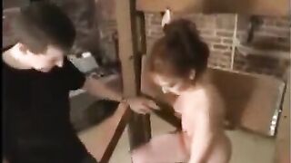 Rough sex with a hot sub in a BDSM twist