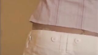 The monster has sex with an Asian girl in the mouth