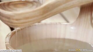The guy offered a mature woman sex in the sauna room
