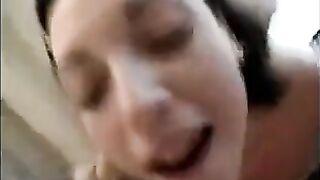 Friend licks girl’s pussy and ass hole after sex
