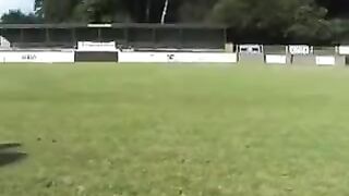 Old lady fucked by black guys in outdoor interracial sex