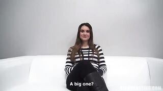 Czech girl ended up fucking with an agent after a casting session