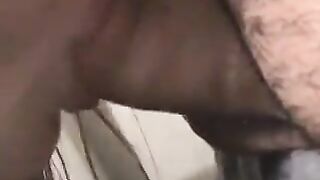 A small dick gets destroyed and the cum spills everywhere