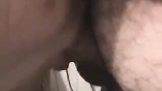 A small dick gets destroyed and the cum spills everywhere