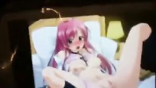 Hentai liked to indulge in fantasies and pleasure himself