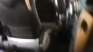 I masturbated my dick on the bus and made a mess