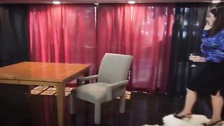 A mature seduced her neighbor while her husband was not at home