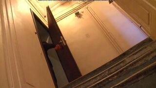 After a romantic dinner, a girl is passed in a place