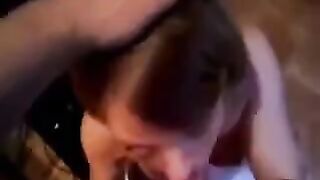 I didn’t expect a guy would finish on her after a blowjob