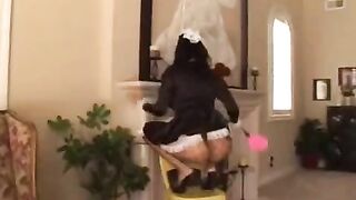 The man fucked the housekeeper while his wife was at work, right in the house