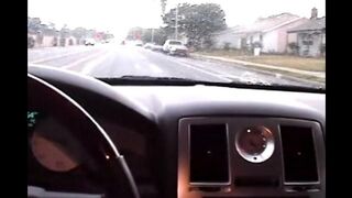 Babe Nikki fucks in the car with an unknown man