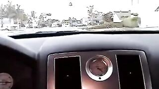 Babe Nikki fucks in the car with an unknown man