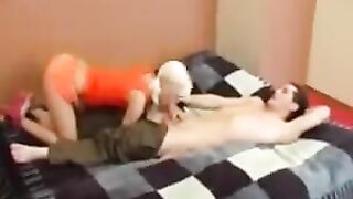 A girl could not resist her brother, so she had sex with him
