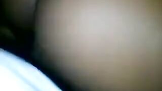 A black woman with a tight crotch rides on the member in POV style