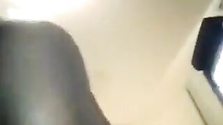 The negro fucks his fat wife in her ass hole. She has no other way out