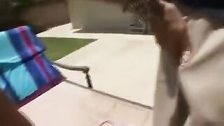 Latin MILF loves getting banged in tight spots