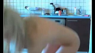 The young guy masturbates the virgin in the webcam video