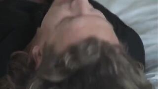 A beautiful woman with big tits gets fucked hard