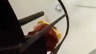 The guy did not stop fucking the girl even though her bush was very thick