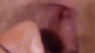 The guy did not stop fucking the girl even though her bush was very thick