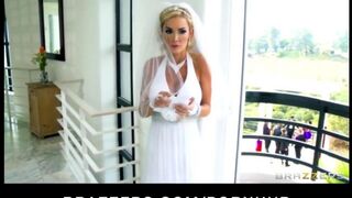 The bride had to paint a witness and get intimate immediately