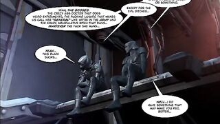 Busty brunette cheats and fucks her best friend's teenaged BBC in 3D comic