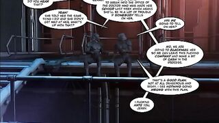 Busty brunette cheats and fucks her best friend's teenaged BBC in 3D comic