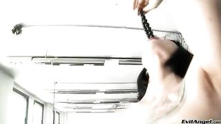 Fascinating solo sex with toys and high heels