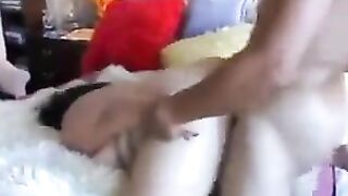 Man fucked a fat woman with a thick ass