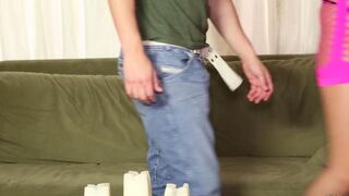 A man fucked sexy blonde masseuse at massage session