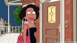 A porn parody of the famous TV show 'The Cleveland Show'
