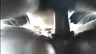 Black pussy cums strongly and moisture flies around in a steamy homemade scene