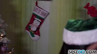 Two Snow Maidens got fucked by Santa Claus in an intense threesome