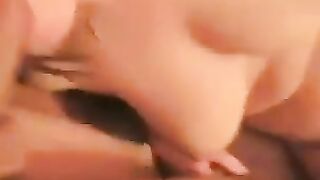 A juicy girl with a big ass spreads her legs to show her holes, even the clitoris