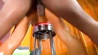 Brunette Sandra Roman gets her pussy smashed by a big cock