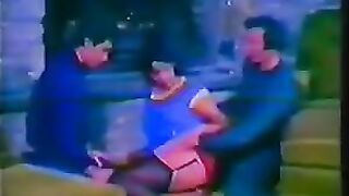 A retro porn threesome scene from the 80's, full of passion and heat - EPORNFilm