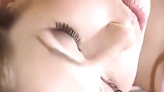A busty mom licks the pussy of a young man