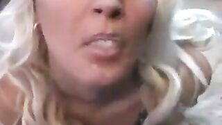 Delicious sperm on a spoon, whipped by a clever girl