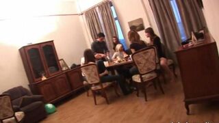 Students arranged a gangbang in honor of the Russian city's day