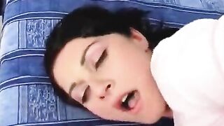 Buttfuck and anal sex with cumshot on the face for a teenage whore
