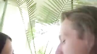 A hidden camera filmed a chick's pussy under her skirt