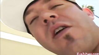 A girl sells her ass for money in HD quality