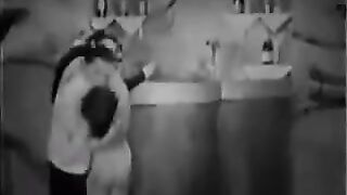 A threesome with two noblewomen and two senators from ancient Rome